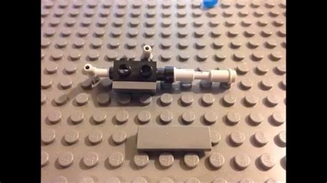 Lego Star Wars Machine Gun Tutorial Clone Youtube