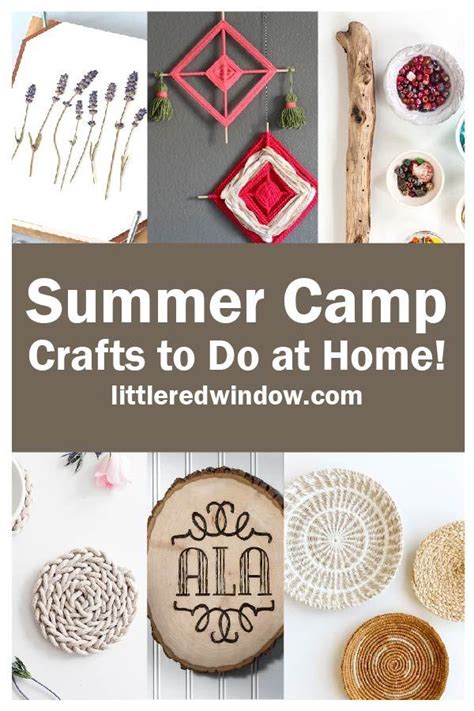 Summer Camp Crafts To Do At Home Summer Camp Crafts Camping Crafts