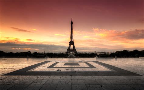 Sunrise At The Eiffel Tower Phone Wallpapers