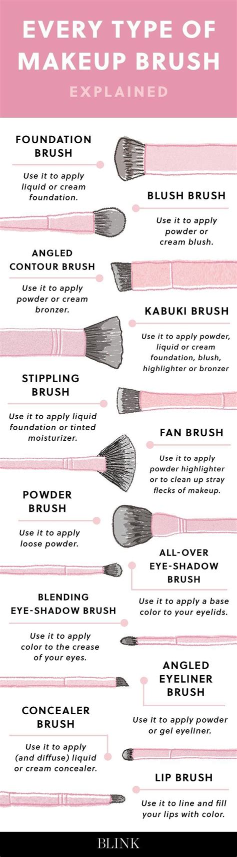 Every Type Of Makeup Brush Finally Explained Via Makeup Brushes