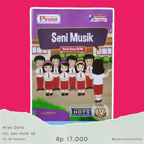 Jual Modul Seni Musik Kelas 4 Semester 2 Kurikulum Merdeka SD MI Pindai