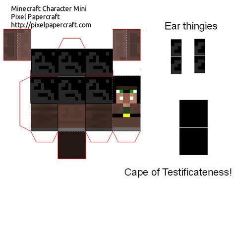12 Printable Minecraft Papercraft Capes Paper Crafts