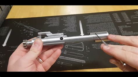 How To Strip And Reassemble The Ar15m4m16 Bolt Carrier Assembly Youtube