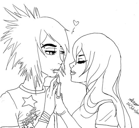 Emo Couple Free Comssion By Ivando On Deviantart