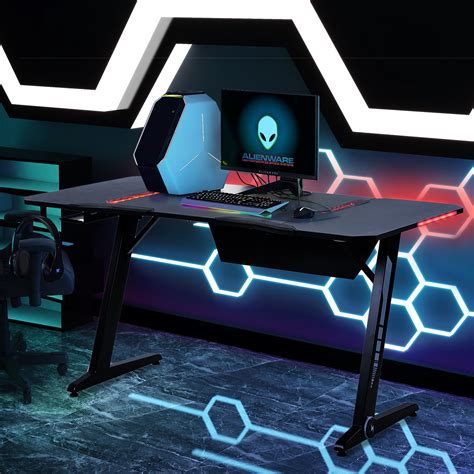 Home Office Desk Urhomepro Heavy Duty Z Shaped Pc Gaming