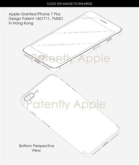 Apple Wins 7 Design Patents Covering Their Latest Iphone 7 With Single