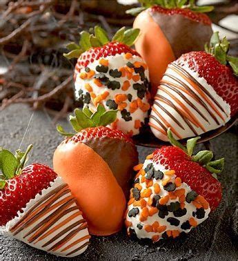 You can certainly do this with your average bag of chocolate chips and basket of grocery store strawberries, and in fact, that's a great idea for a rainy. Strawberries Dipped In White Chocolate And Decorated With ...