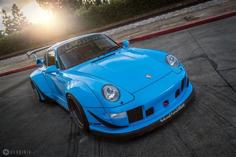 Pin By Lawrence Otoole Design And Dir On Cars Riviera Blue Porsche Rwb