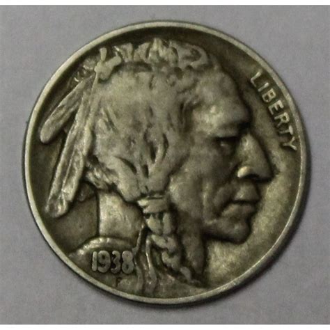 Usa Km 134 5 Cents 1938 D Buffalo