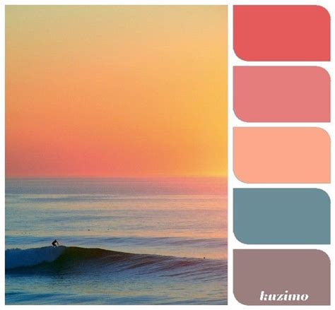 Beach Sunset Reference For C Brown Designcolor Inspiration