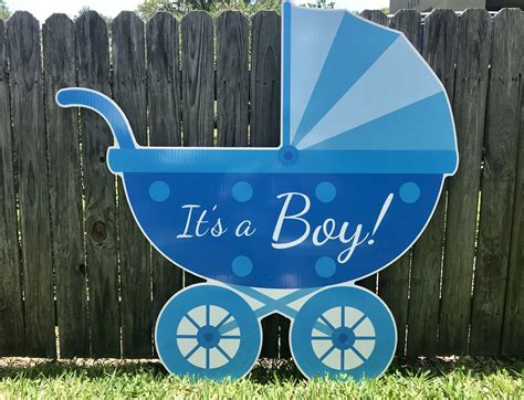 Baby Shower Yard Sign Nautical Its A Boy Baby Shower Yard Sign By