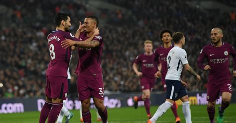 Complete overview of manchester city vs tottenham hotspur (champions league final stage) including video replays, lineups, stats and fan {{ mactrl.hometeamperformancepoll.totalvotes + mactrl.awayteamperformancepoll.totalvotes }} votes. Tottenham 1-3 Man City from Wembley as Gabriel Jesus and ...