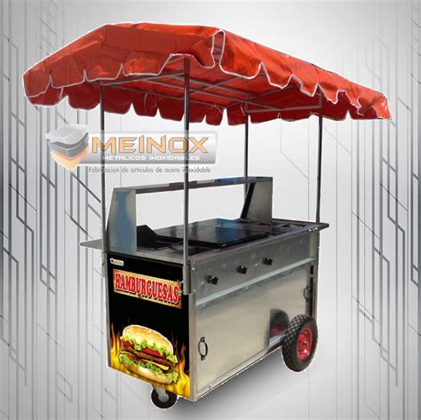 Puesto Hot Dogs Hamburguesas Carreta Carro Carrito Meinox 979900
