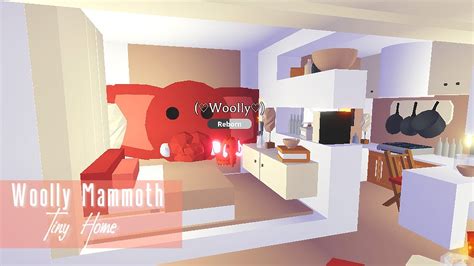 Mammoth Tiny Home Making Neon Mammoth Roblox Adopt Me Youtube