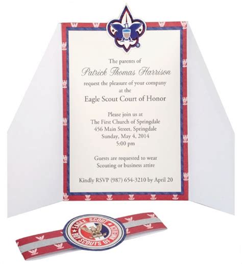 Send your letter to the troop eagle advisor designated on the enclosed envelope. Eagle Scout Invitations Template | Invitation template, Eagle scout ceremony, Eagle scout
