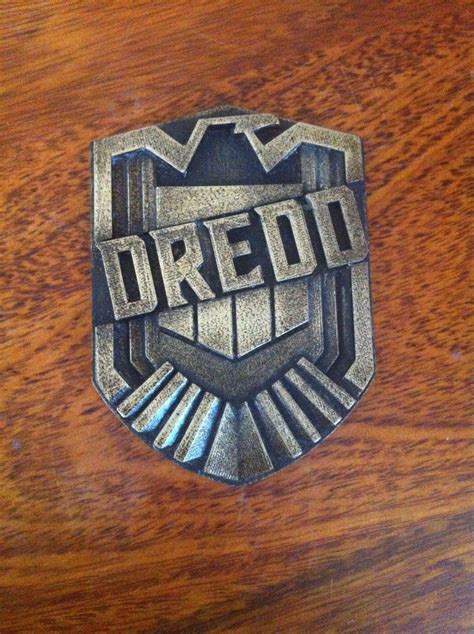 Customisable D Printed And Hand Finished Judge Dredd Badge Unofficial By ThirtyThree D On Etsy