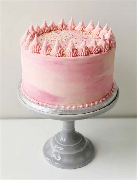 Pink Marble Buttercream Cake Birthdays