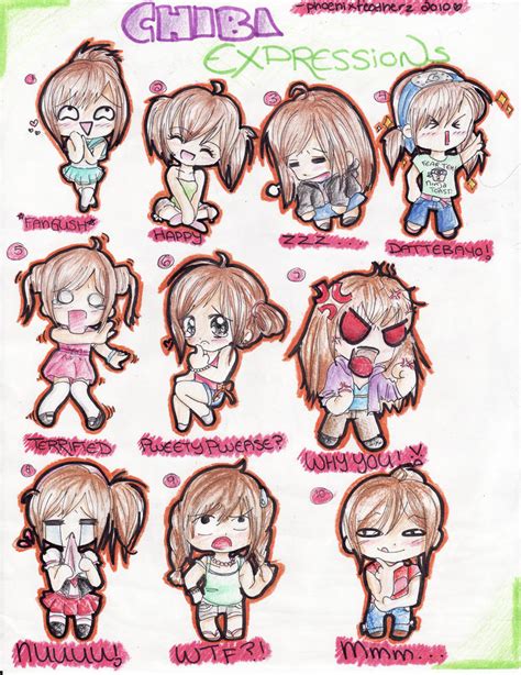 Request Chibi Expressions By Phoenixfeatherz On Deviantart