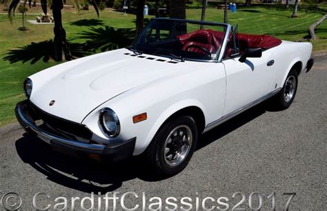 1980 Used Fiat 124 2000 Convertible At Cardiff Classics Serving