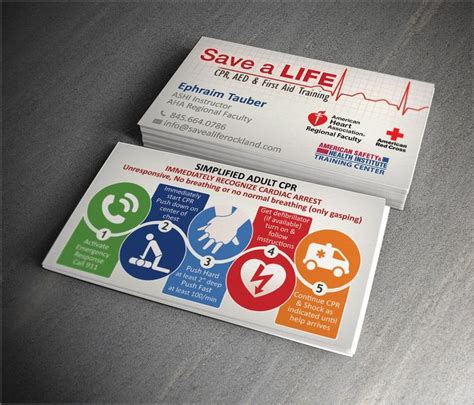 It offers an alternative to the printed course manual and is for use by a single student before, during and after the bls course. Unique useful Business Card design for CPR instructor | Cpr card, Cpr, Unusual business card