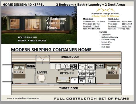 40 Foot 2 Bedroom Shipping Container Home Keppel Construction House