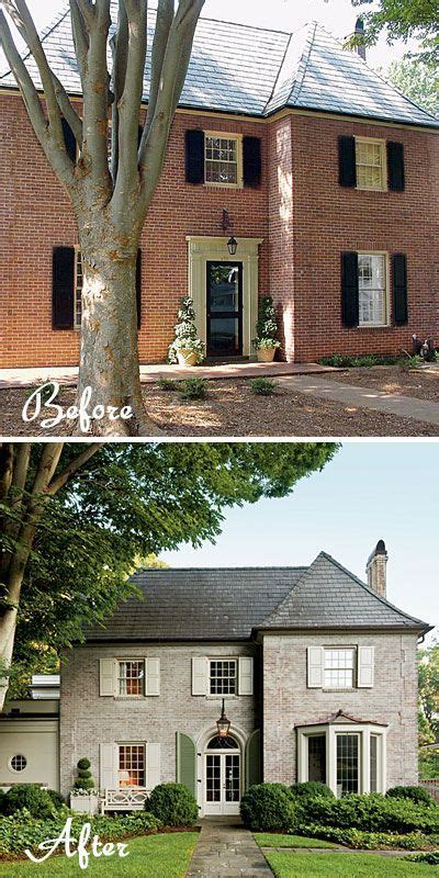 Here's our brick ranch exterior makeover and how we turned into a cottage! Image result for brick ranch remodel | Home exterior ...