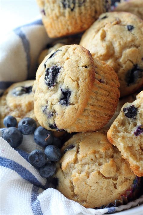 Healthy Greek Yogurt And Honey Blueberry Muffins Baker By Nature