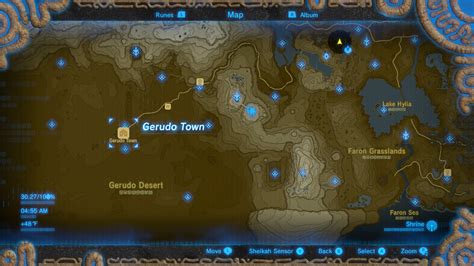 Map Of All The Shrines In Breath Of The Wild