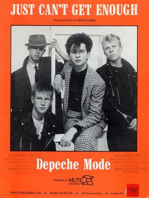 Just Cant Get Enough Song Featuring Depeche Mode Only £1200