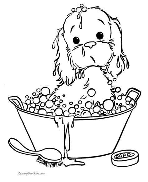 Children like coloring pages of puppies. Hard Puppy Coloring Pages - Coloring Home