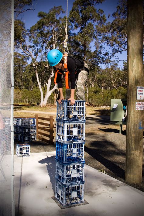 Crate Climb Aussie Bush Camp