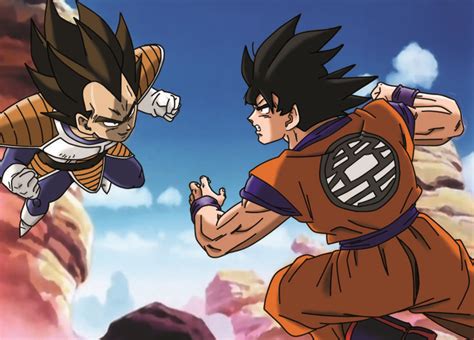 Goku Vs Vegeta Saiyan Saga Digital Painting Desenhos Animados