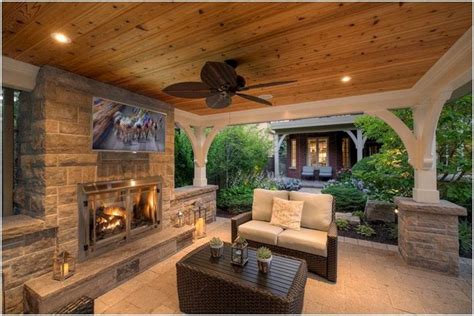 Outdoor Fireplaces And Patios Design 22 Outdoor Covered Patio