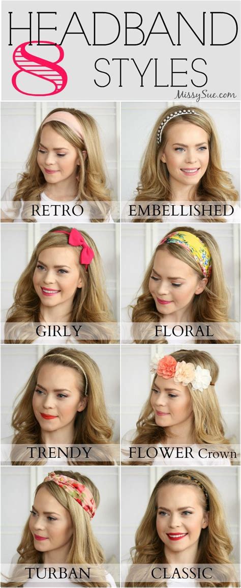 Ways To Wear Headbands Pretty Hairstyles Easy Hairstyles Hairstyles