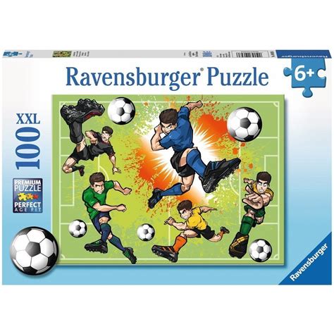 Ravensburger 100 Piece Soccer Fever Jigsaws Kids The Games Shop
