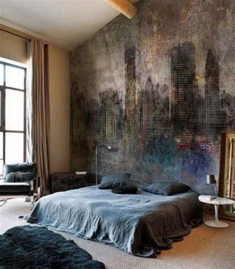 Need ideas for your teen's bedroom? Bedroom Wall Murals in 25 Aesthetic Bedroom Designs - Rilane