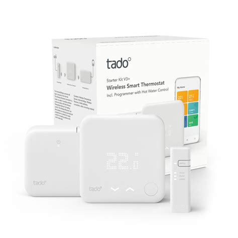 Tado° Wireless Smart Thermostat Starter Kit V3 With Hot Water Control