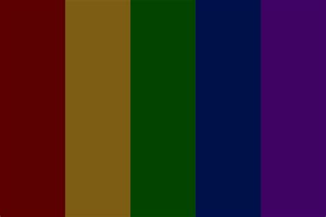 Dark Rainbow Palette Color Palette
