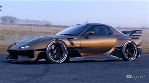 Mazda Rx7 Custom Wide Body Kit By Hycade Buy With Delivery