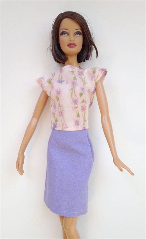 Handmade Barbie Clothes Barbie Silkstone Vintage Basics Liv Etsy