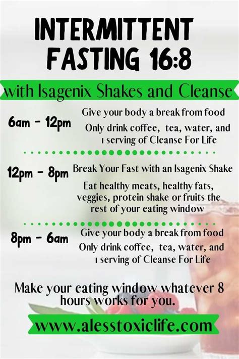 Intermittent Fasting Made Easier With Isagenix A Less Toxic Life