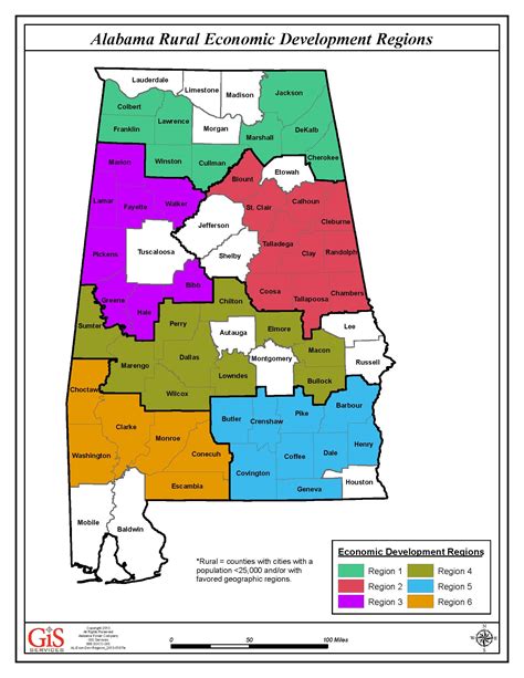 Map Of Alabama Showing Cities And Counties