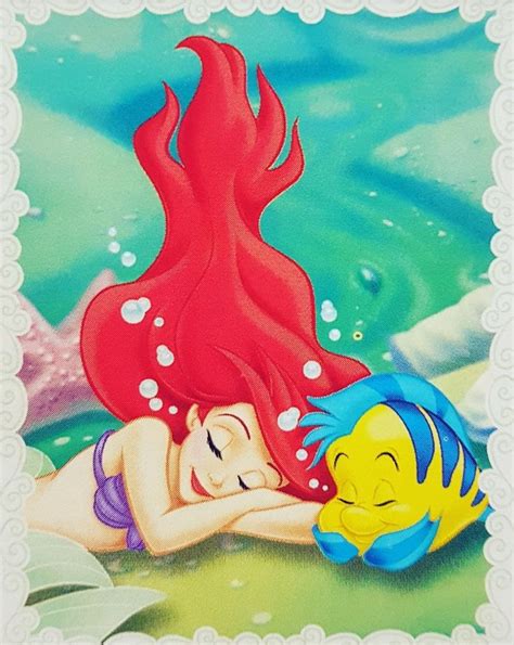Ariel And Flounder Sleepin Cute Disney Pictures Disney Princess