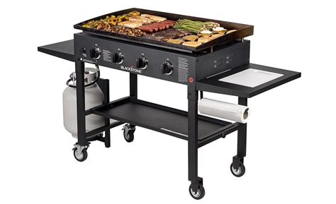 Blackstone 36 Inch Outdoor Flat Top Gas Grill Griddle Station On Sale