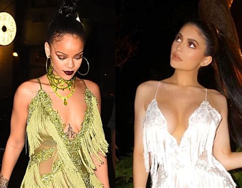 Bitch Stole My Look Kylie And Rihanna Face Off In A Sassy Jumpsuit E News