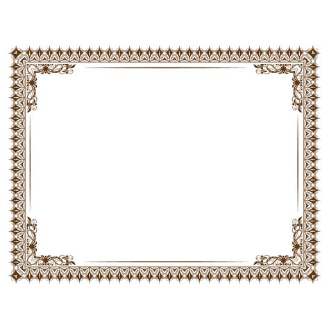 Certificate Photo Border Frame Design Download Certificate Border Photo PNG And Vector With