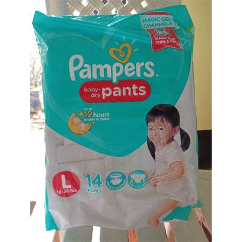 Pampers Pampers Dry Pants Large 14 Pants Shopee Philippines