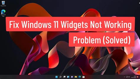 Solucionando Problema De Widgets No Funcionan En Windows 11 Mundowin