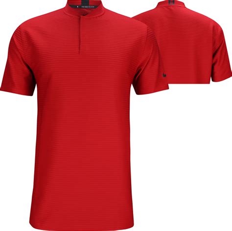 Nike Dri Fit Tiger Woods Stripe Blade Golf Shirts
