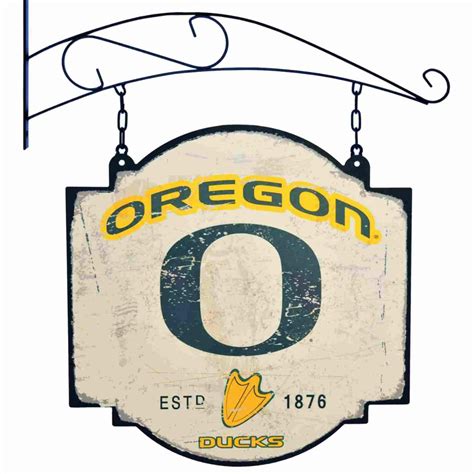 Oregon Ducks Winning Streak Vintage Tavern Pub Bar Metal Sign 16x16
